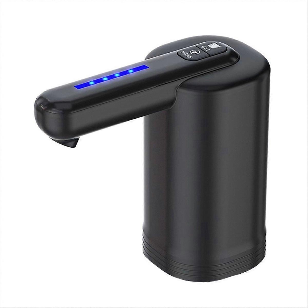 Wasserspender Für 5-gallonen-wasserflaschen, Usb-aufladbar, Schwarz