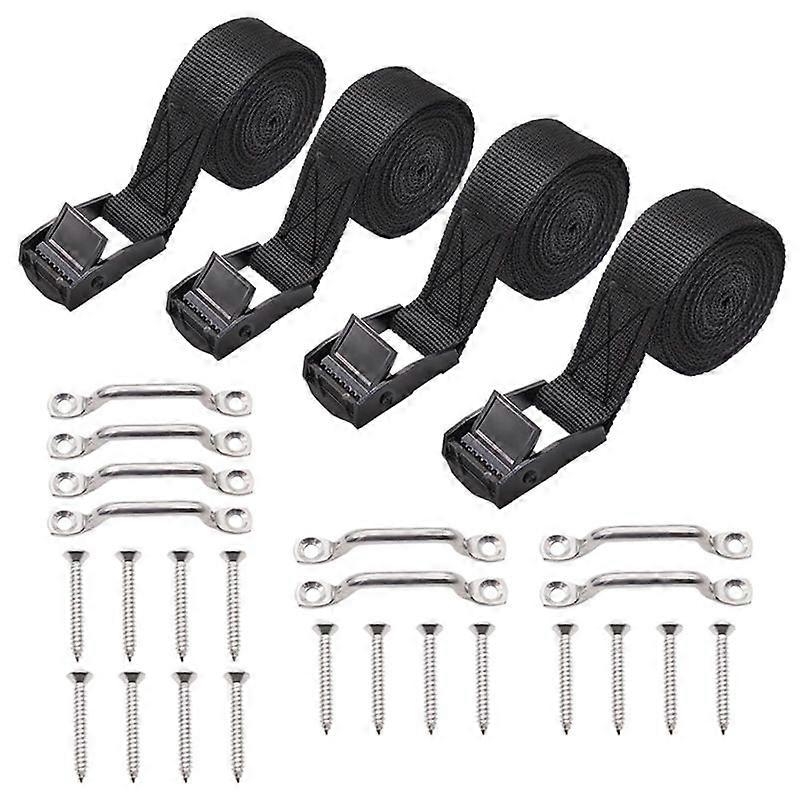 Batterie-befestigungsgurt-set (1 Zoll X 4 Fuß) Für Boote, Gepäck Und Autos
