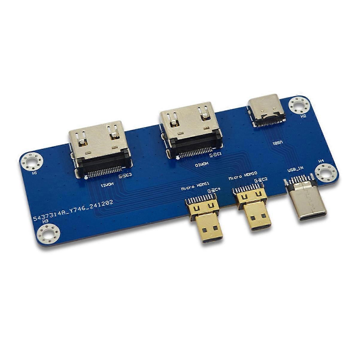 Micro-usb-c-kompatible Adapterkarte Mit Dualem 4k-ausgang Für 5/4b