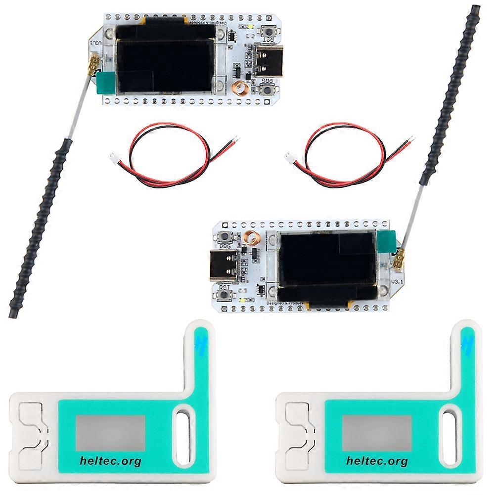 2 Kits Lora32 V3 Esp32-s3 Wifi+bt Esp32 Dev Board Sx1262 Cp2102 Lora Für Arduino Meshtastic Iot Lorawan