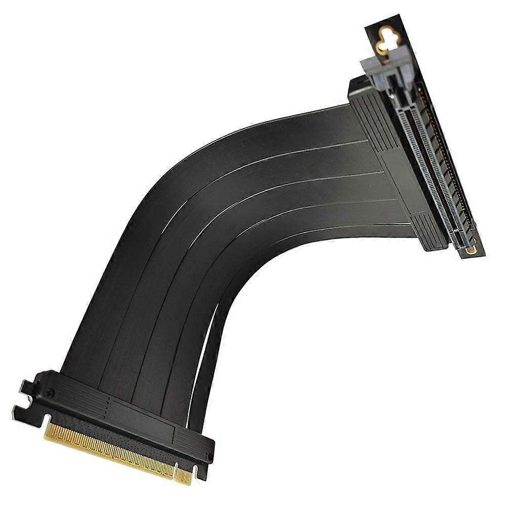 Hochgeschwindigkeits-pci-e 4.0 X16-riserkabel, Flexible Erweiterungskarte Mit 90°-adapter (35 Cm)