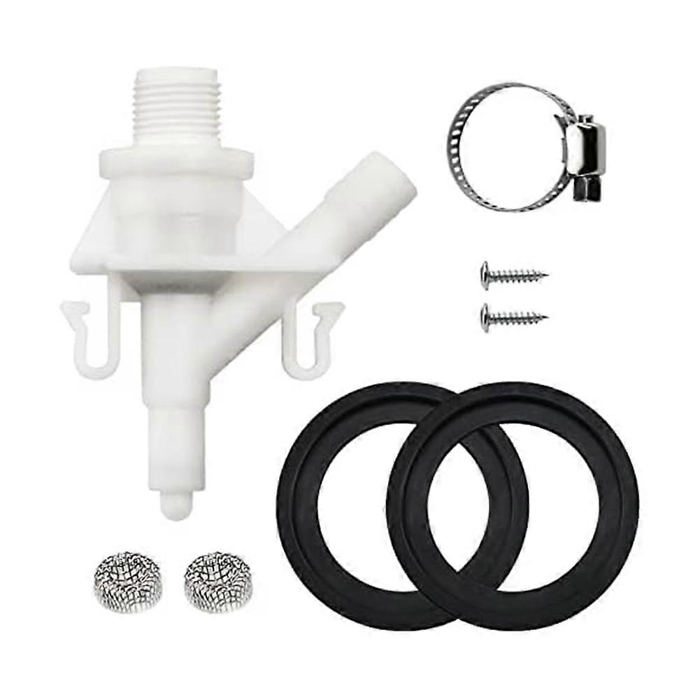 Wasserventil-set Für Wohnmobiltoiletten Und 2 Spülkugeldichtungen 385311658