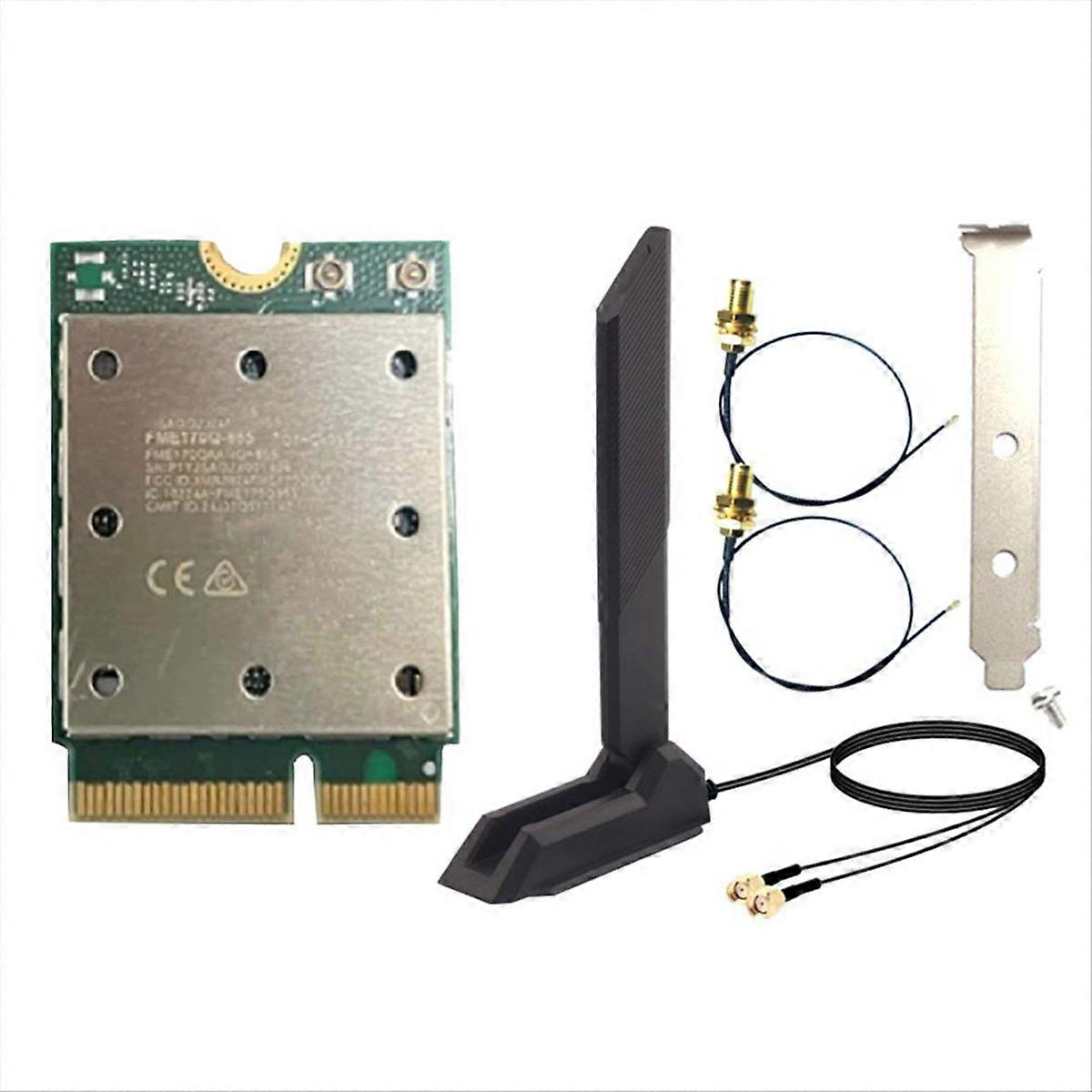 Upgrade Der Fme-865 Tri-band Wireless Network Card Wifi7 Bluetooth 5.4 (2,4 Ghz/5 Ghz/6 Ghz) Für Windows 11