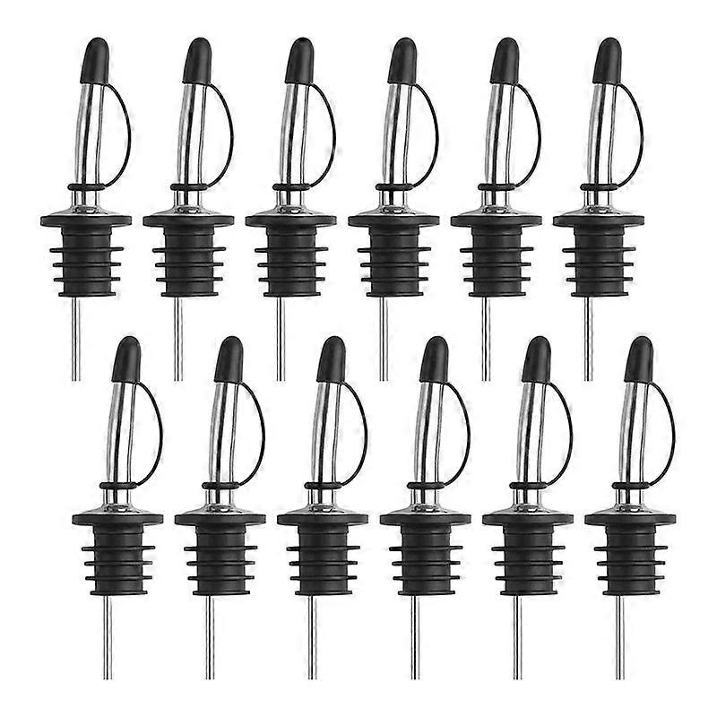 Set Mit 12 Klassischen Ausgießern Aus Edelstahl Mit Konischem Ausguss