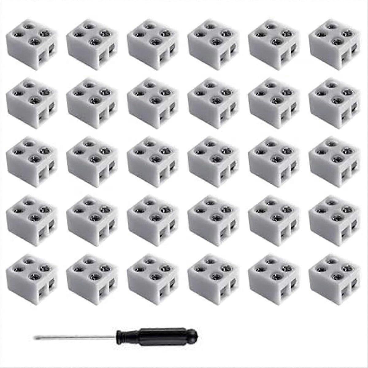 30 Lötfreie Led-streifenverbinder, 2-polig, 8 Mm