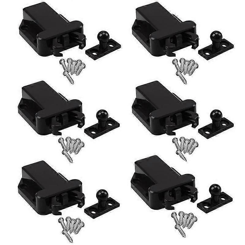 Set Mit 6 Schubladenschlössern Mit Drucköffnung Für Schlafzimmerkleiderschränke