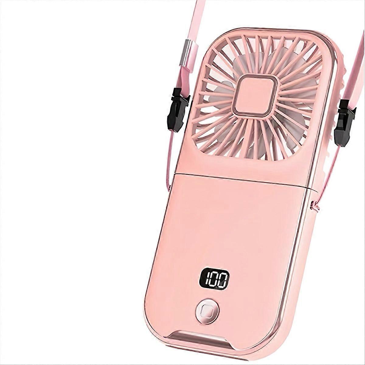 Mini-ventilator Für Den Außenbereich Zum Umhängen, Tragbarer Ventilator, Tischventilator, Taschenventilator, Usb-ladefunktion.