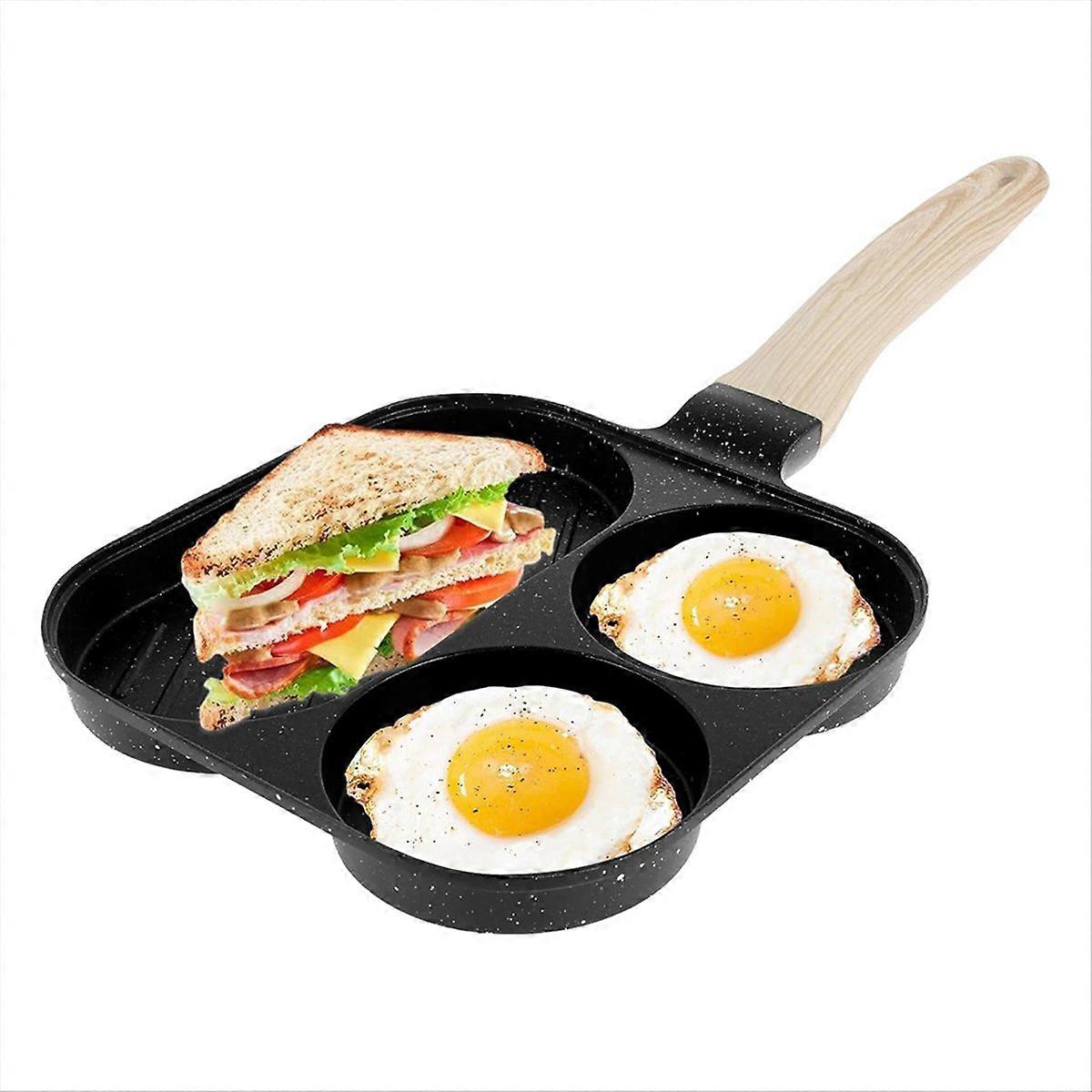 Antihaftbeschichtete Eierpfanne Für Omeletts Mit Holzgriff B