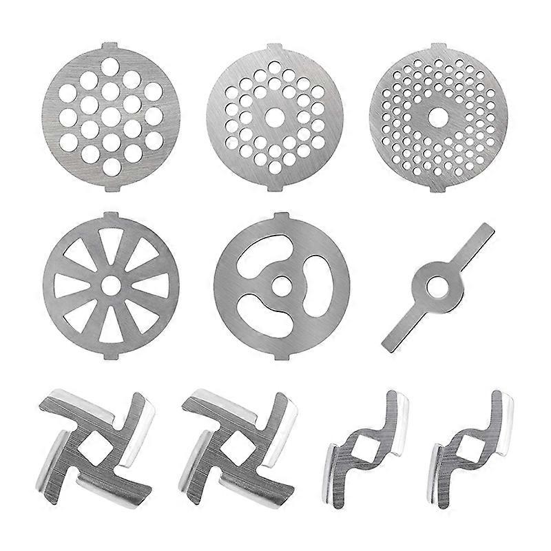 Set Mit 10 Klingen Für Fleischwölfe, Wurstwölfe Und Andere Lebensmittel