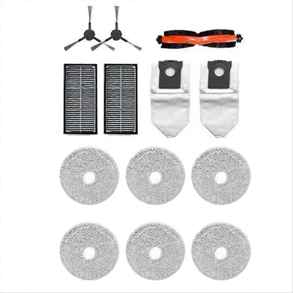 Zubehör Für Die Kehrmaschinen M30s D103cn X30 Ultra Und X30 Pro: Hauptseitenbürstenfilter, Reinigungstuch Und Staubbeutel