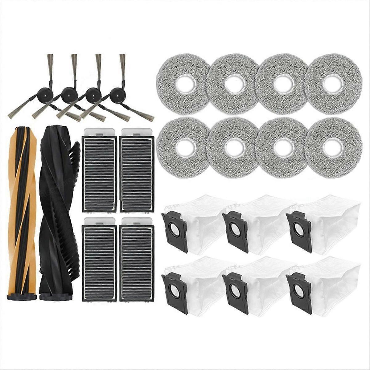 Zubehör Für Die Saugroboter X50 Ultra/x50 Master/l50 Pro Ultra: Hauptbürste, Filter, Reinigungstuch Und Staubbeutel