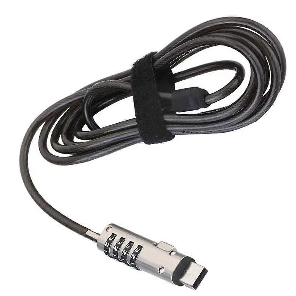 Flexible Diebstahlsicherung Für Den Usb-anschluss Von Laptops, Mit Schaumstoffflicken Und Digitaler Nummerierung.