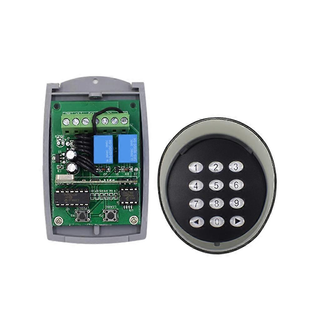 Universeller 433-mhz-rolling-code-empfänger, Drahtlose Tastatur Für Automatische Garagentoröffner, Dreh- Oder Schiebetore