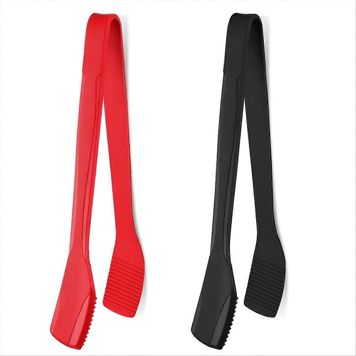 Set Mit 2 Silikon-küchenzangen, 28 Cm, Mit Silikonspitzen A