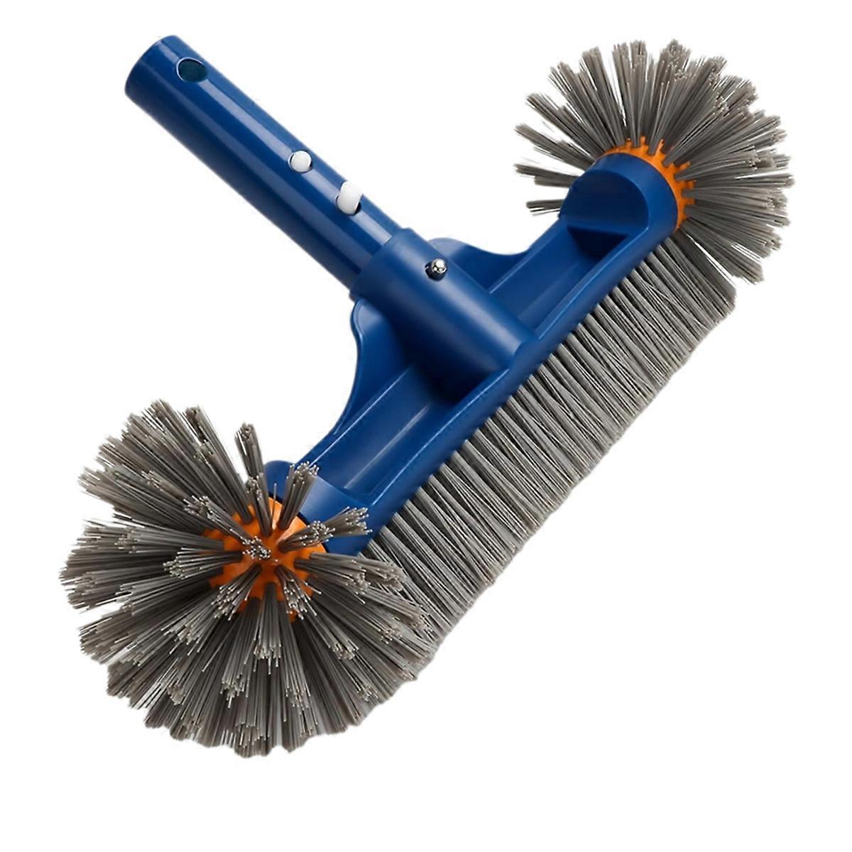 Poolbürstenkopf Mit Abgerundeten Enden, 33 Cm (13 Zoll) Poolbürste Zur Wandreinigung, Mit Blauem Ez Clip