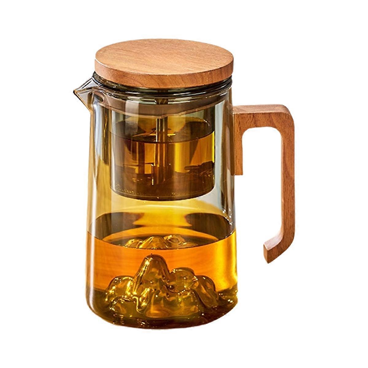 Kaffeemaschine Mit Hitzebeständigem Glasfilter, Ein-klick-filterteebereiter
