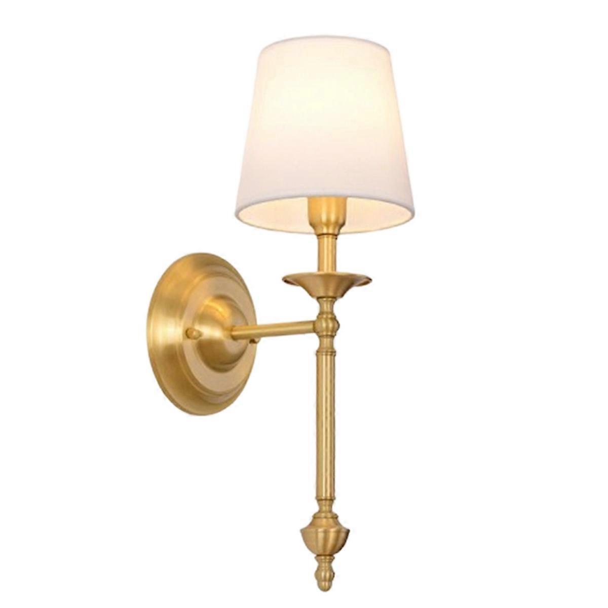 Vintage Europäische Wandleuchten Aus Stoff Für Schlaf- Und Wohnzimmer, Schmiedeeisen, Stil A