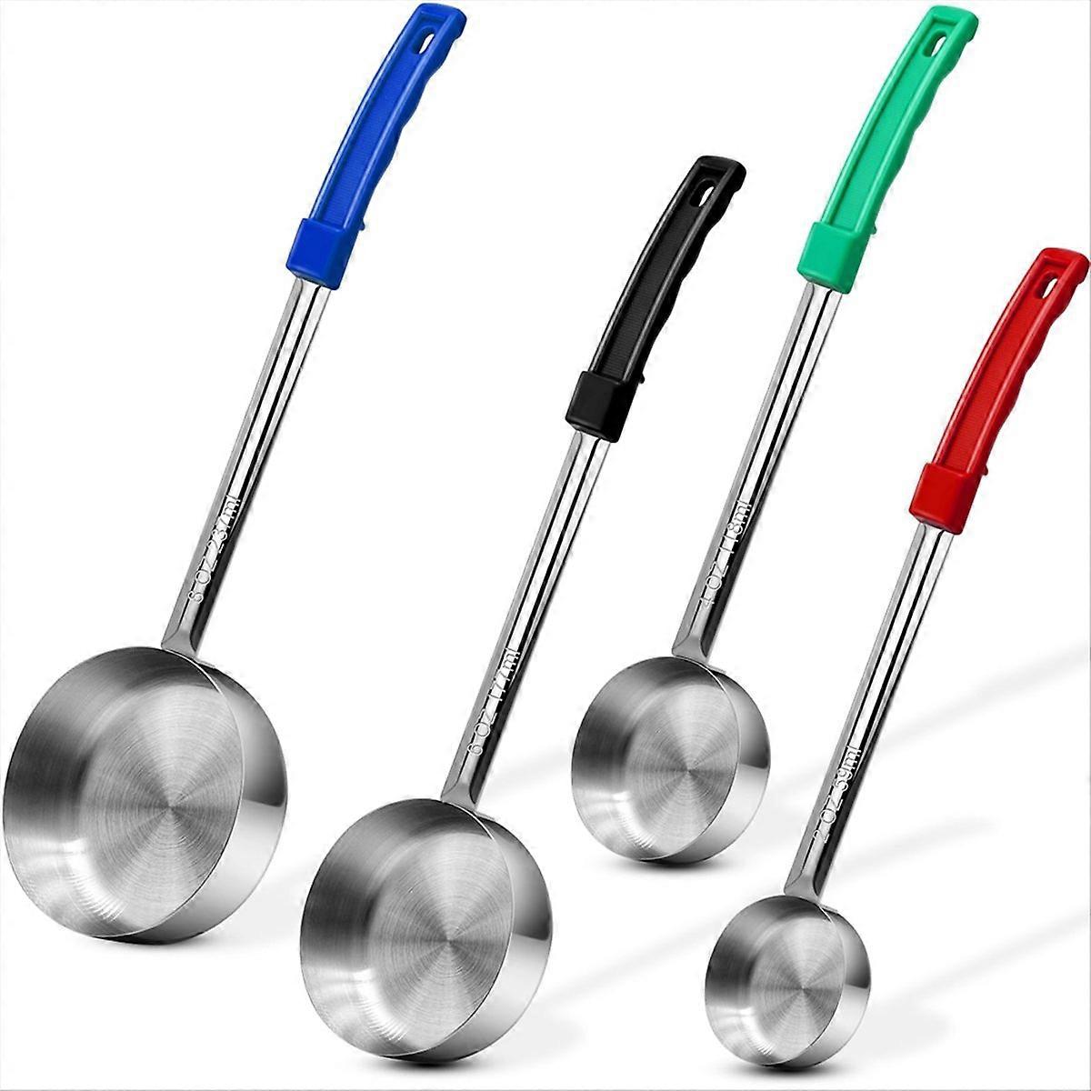 Messlöffel Aus Robustem Edelstahl – Ideal Für Buffets Und Partys – 60 Ml, 120 Ml, 180 Ml, 240 Ml