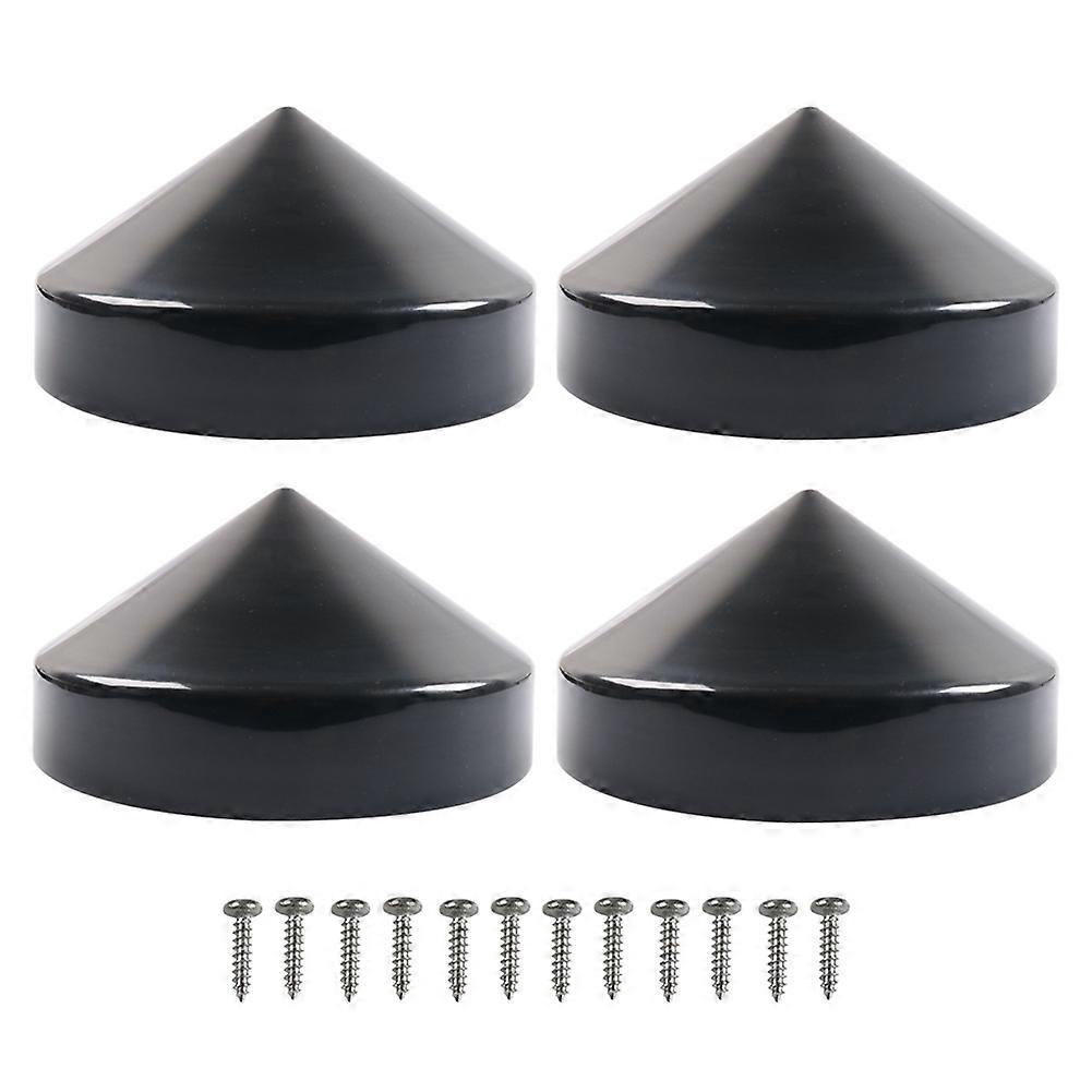 Satz Mit 4 Konischen Kappen Für Bootsstegpfähle, 9 X 9 X 4,92 Zoll, Konische Schutzkappen Für Stegpfähle Und Bootspylone