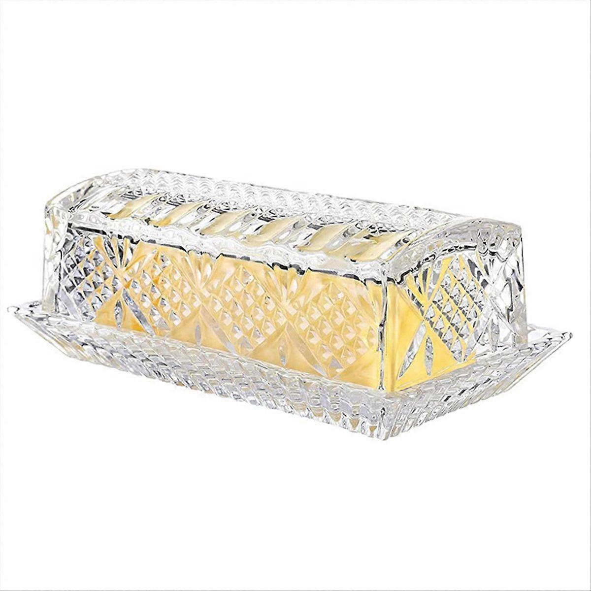 Butterdose Aus Durchsichtigem Glas Für Die Arbeitsfläche