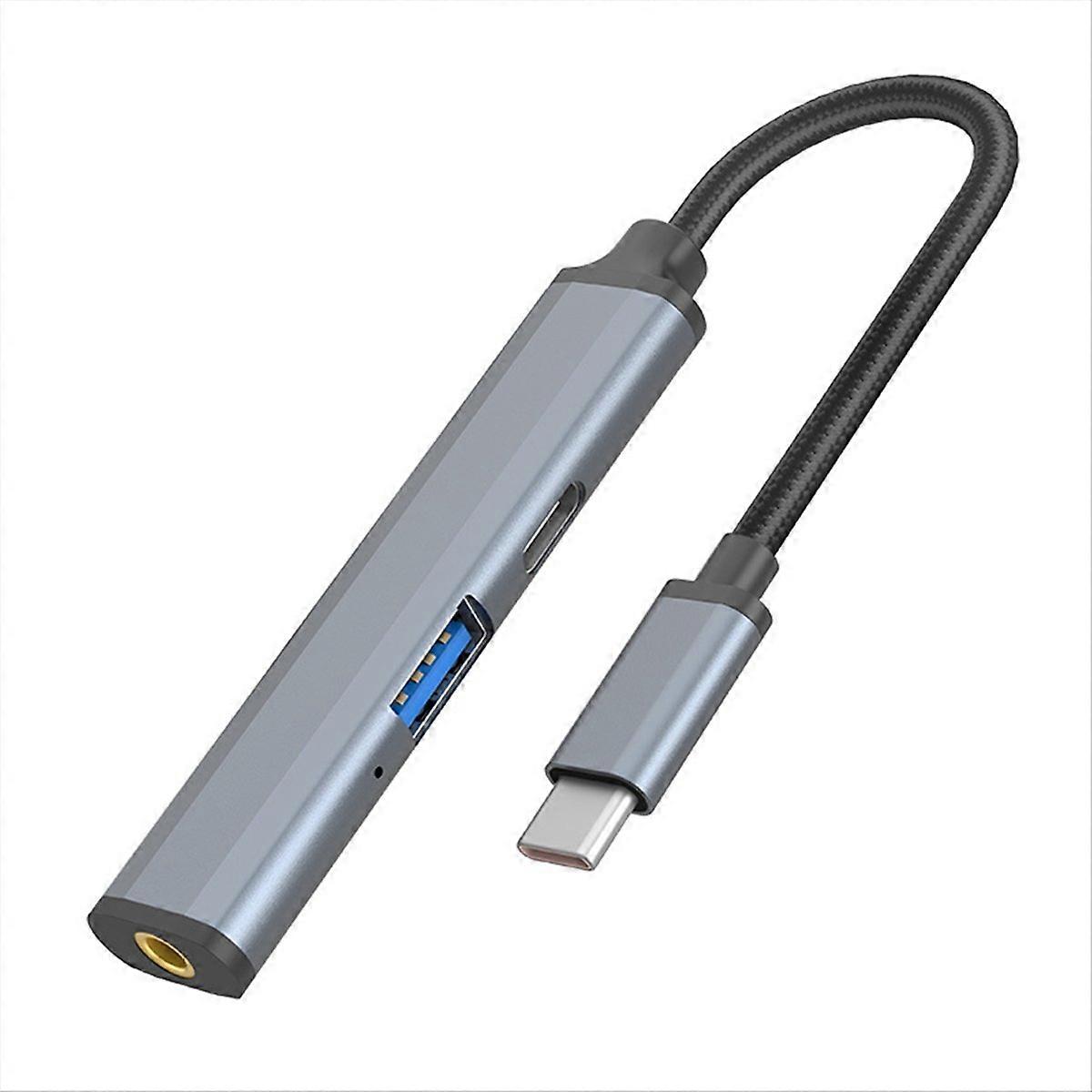 Usb-c-laptop-dockingstation, Typ-c-hub Mit Usb 2.0 Und 87-w-pd-netzteil