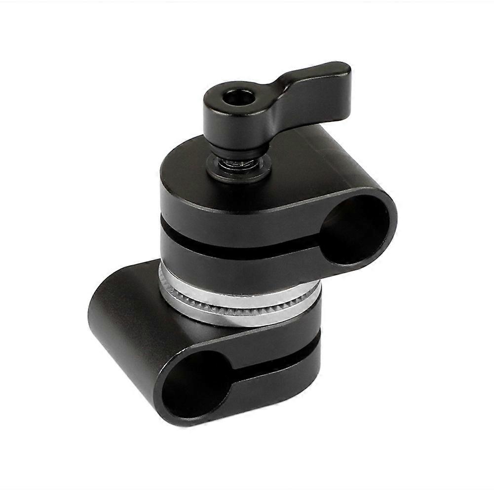 Hdrig 15-mm-doppelstieladapter Für Standard-arri-rosette (15-mm-stiel/polypole/rohr) Für Griff/monitor/led-beleuchtung