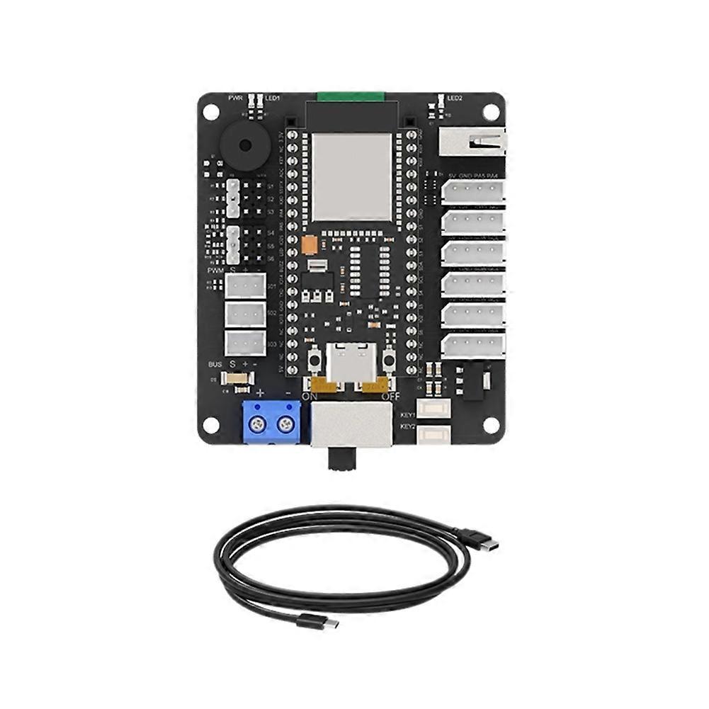 Open-source-motherboard Für 6-kanal-servosteuerungsmodul Mit Integrierter Esp32-bluetooth-roboterarm-steuerplatine