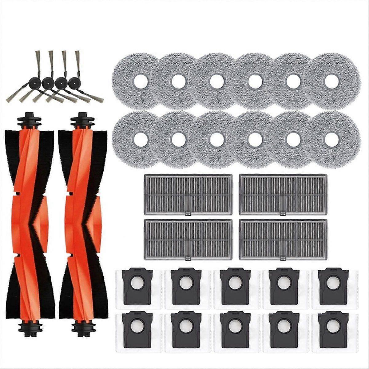 Für X40 Ultra / L40 Ultra / P50 Pro Ultra Ersatzteile Und Zubehör: Hauptbürste, Filter, Reinigungstuch, Staubbeutel