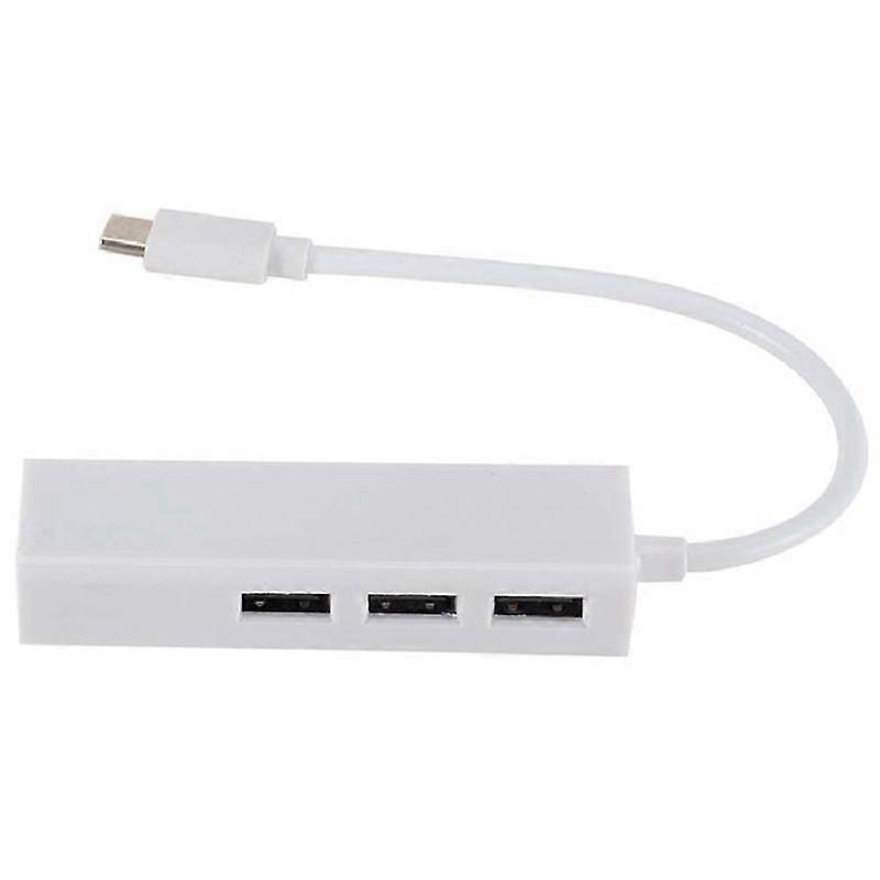 100gbe Usb 2.0 Ethernet-hub Mit Rj45-anschluss Und 3 Usb 2.0-anschlüssen