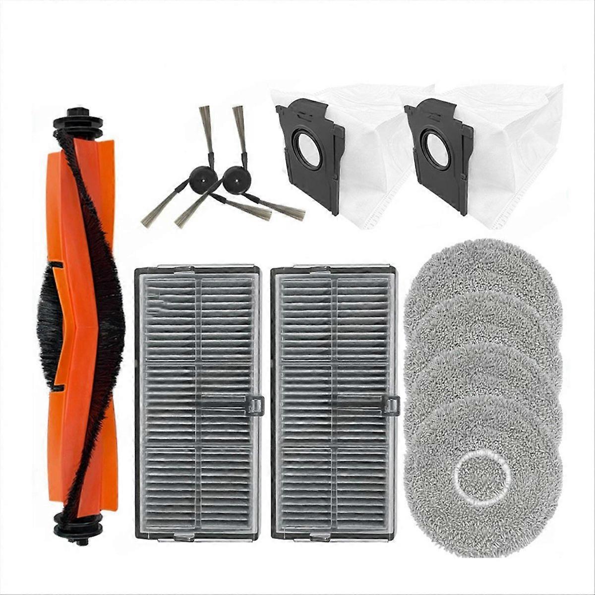 Zubehör Kompatibel Mit X40 Ultra/x40 Pro/s30 Pro Ultra: Hauptbürste, Hepa-filter, Reinigungstuch, Staubbeutel, Ersatzteile.