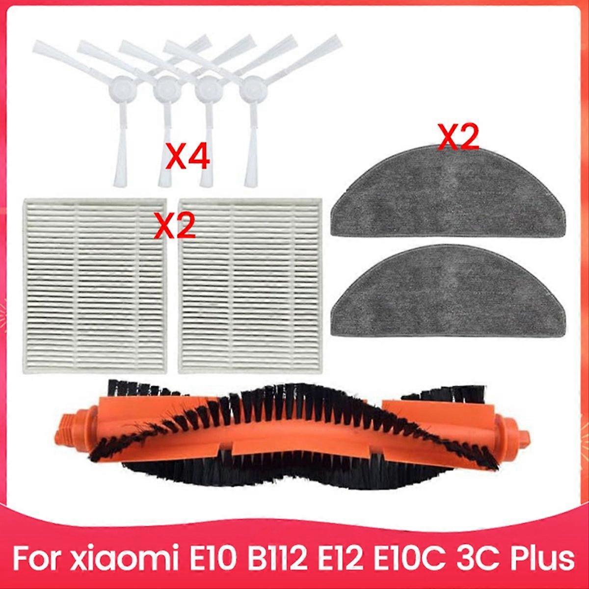 Hauptbürste, Seitenbürste, Reinigungstuch, Filter Für Staubsauger E10, B112, E12, E10c (3c Improved Edition) Und 3c Plus – Ersatzteile