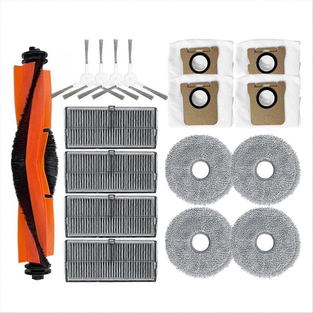 Hauptseitenbürste, Hepa-filter, Reinigungstücher, Staubbeutel, Ersatzteile