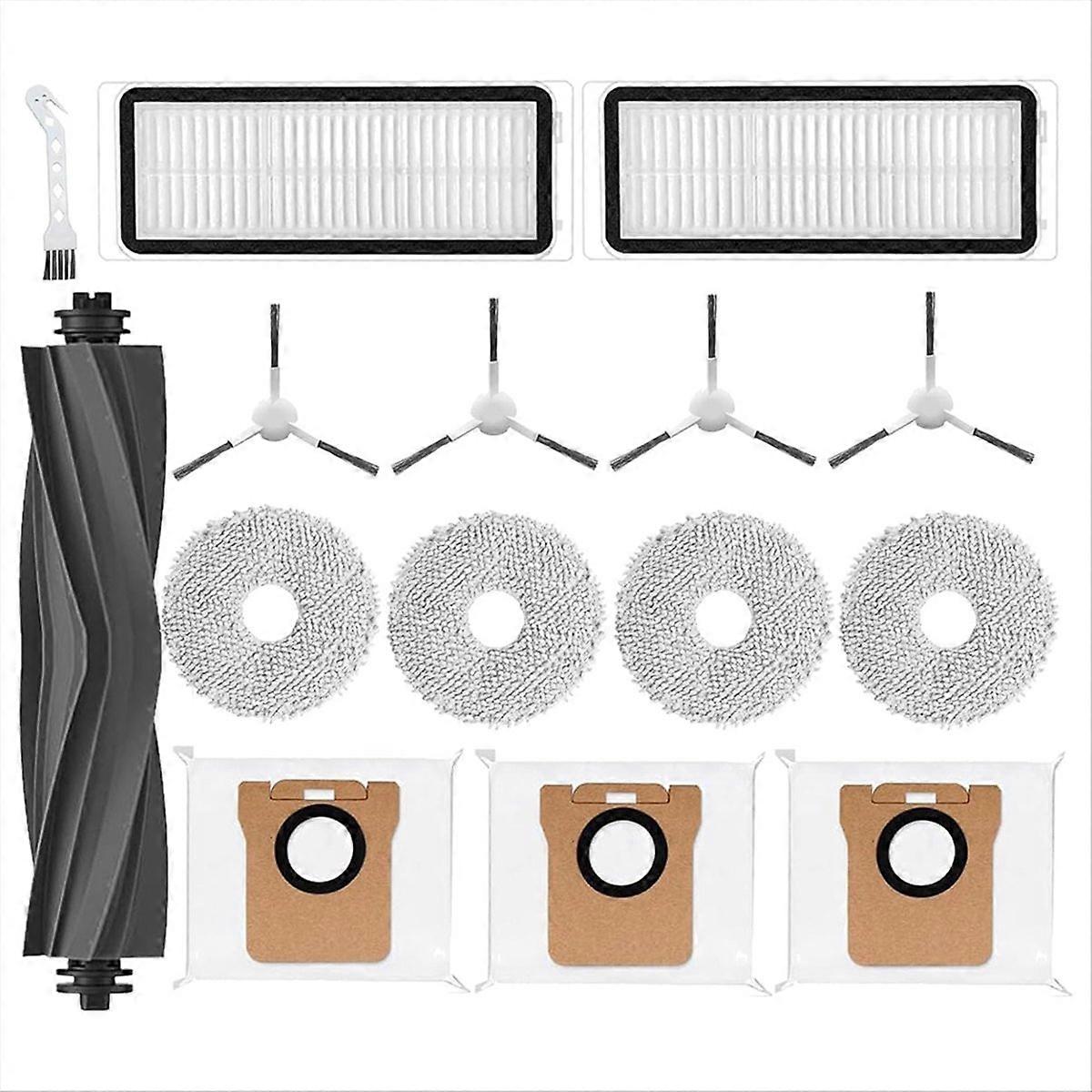 Hauptbürste, Seitenbürsten, Hepa-filter, Reinigungstücher, Staubbeutel