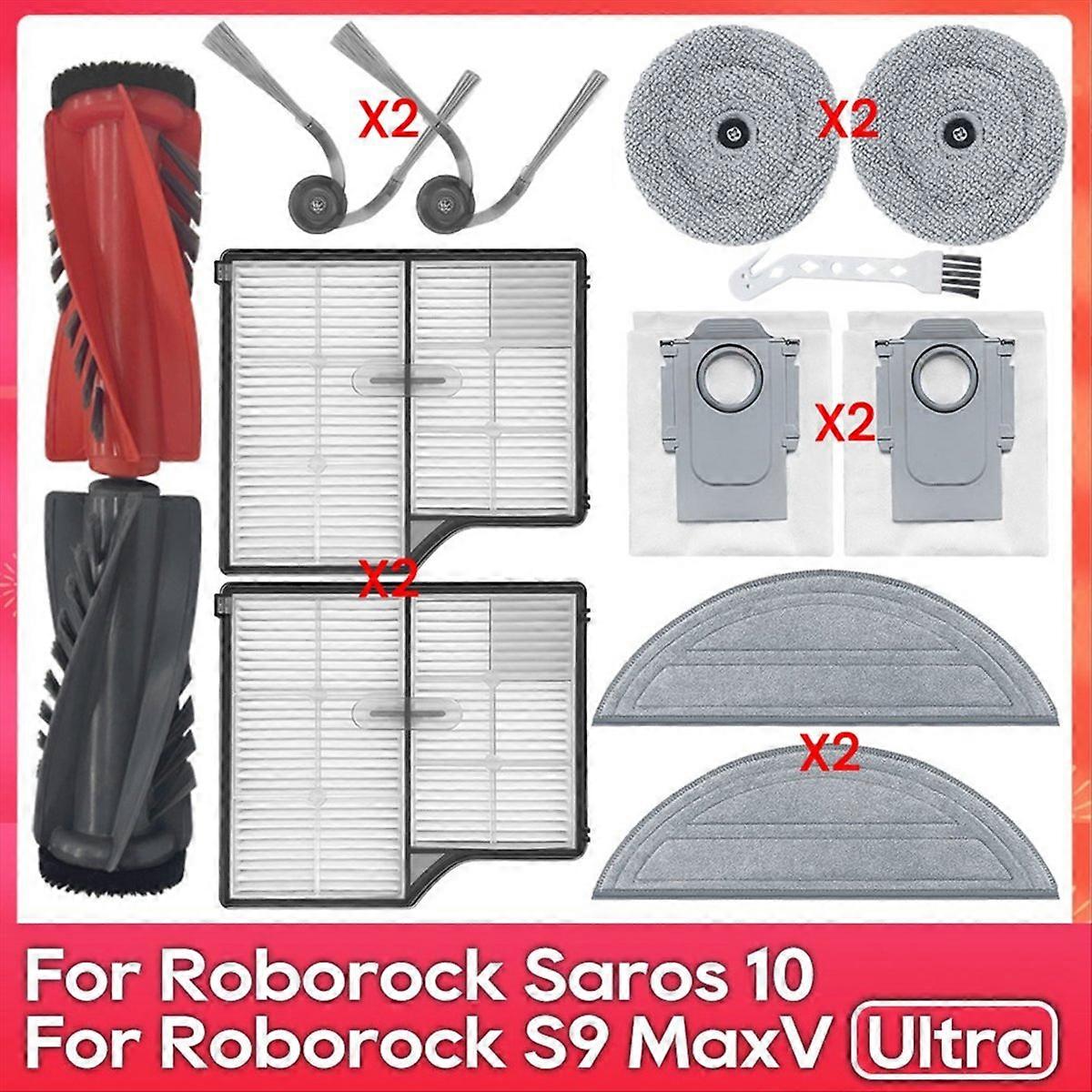 Zubehör Und Ersatzteile Für Saros 10 / S9 Maxv Ultra / S90ver / G30 / A1460rr: Hauptseitenbürstenfilter Und Edgewise-reinigungsset