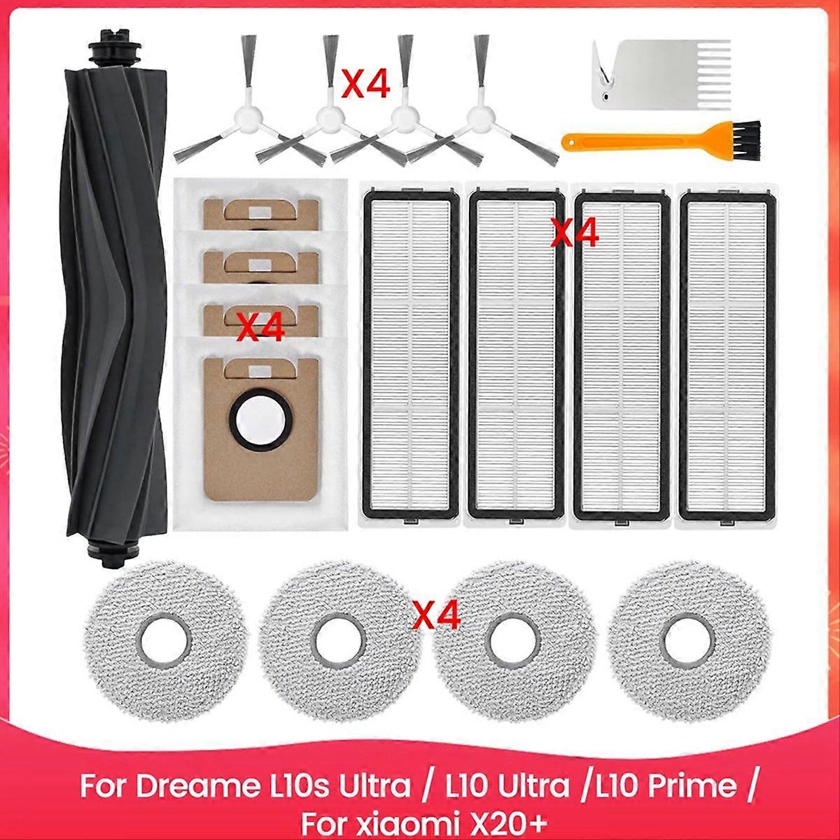 Zubehör- Und Ersatzteilset Für Die Saugroboter L10s Ultra / L10 Ultra / L10 Prime / X20+
