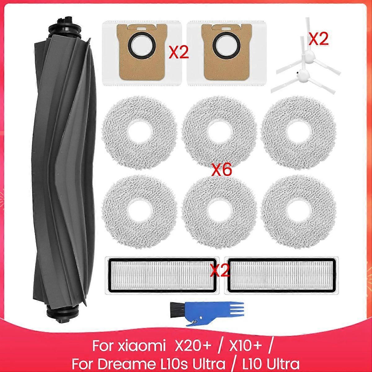 Für Die Staubsauger X20+ / X10+ / L10s Ultra / L10 Ultra: Haupt- Und Seitenbürsten, Reinigungstücher, Hepa-filter Und Staubbeutel