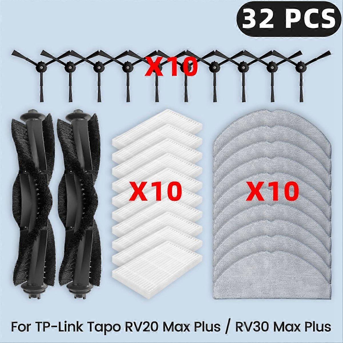 Zubehör Und Ersatzteile Für Rv20/rv30: Filter, Hauptbürste, Reinigungstuch, Staubbeutel