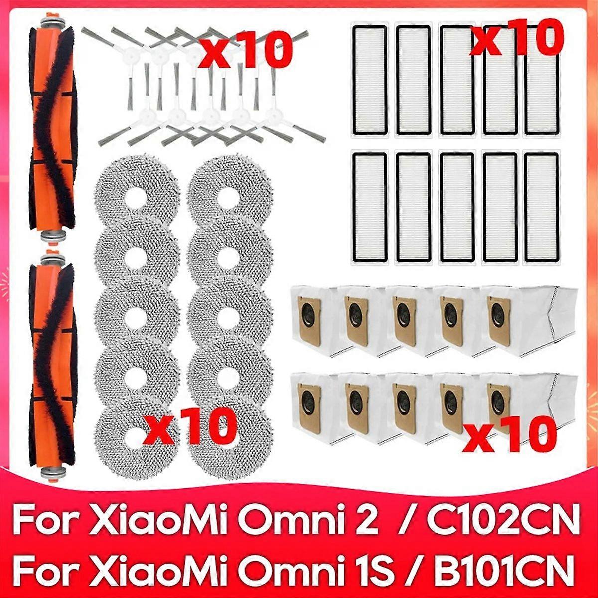 Ersatzteile Für Omni 2 Seitenbürstenmopp, Filter Und Staubbeutel, C102cn, B101cn, B116, X10+, X20+
