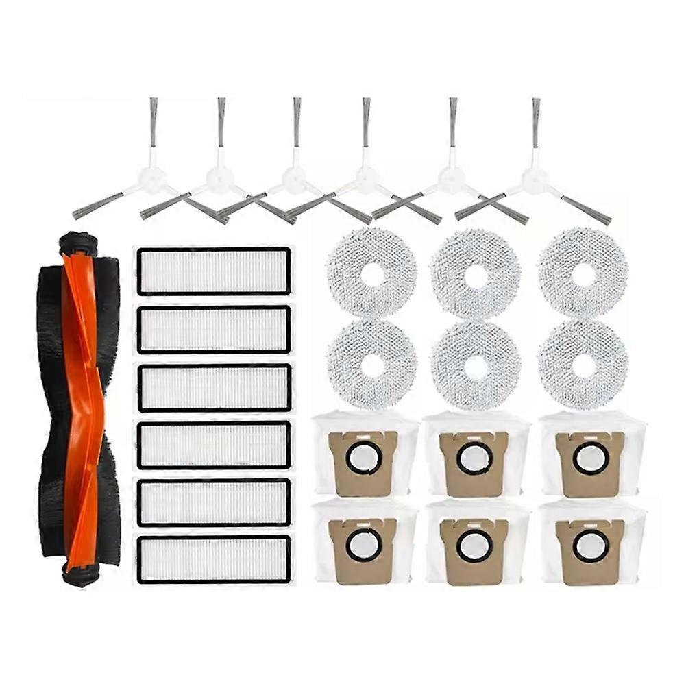 Für X20 + Hauptseitenbürste, Hepa-filter, Reinigungstuch, Staubbeutel