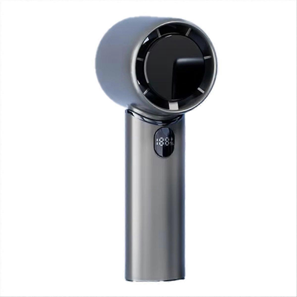 Grauer, Wiederaufladbarer Tragbarer Ventilator
