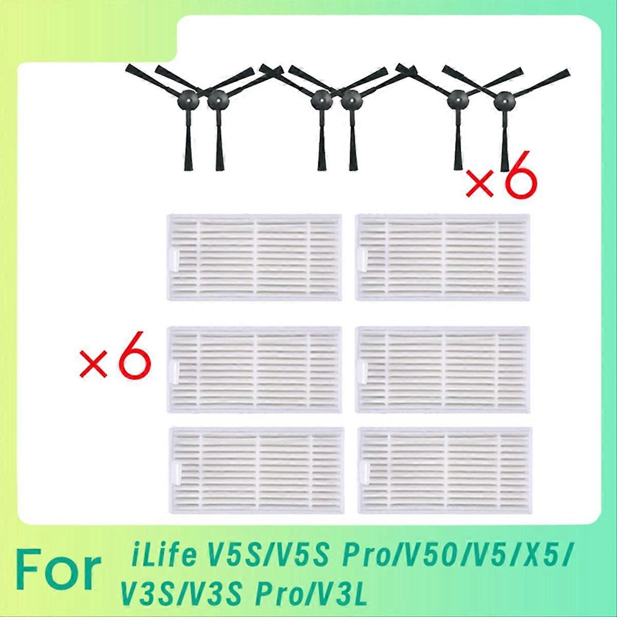 Zubehör Für Die Staubsauger V5s/v5s Pro/v50/v5/x5/v3s/v3s Pro/v3l: Seitenbürste Und Hepa-filter