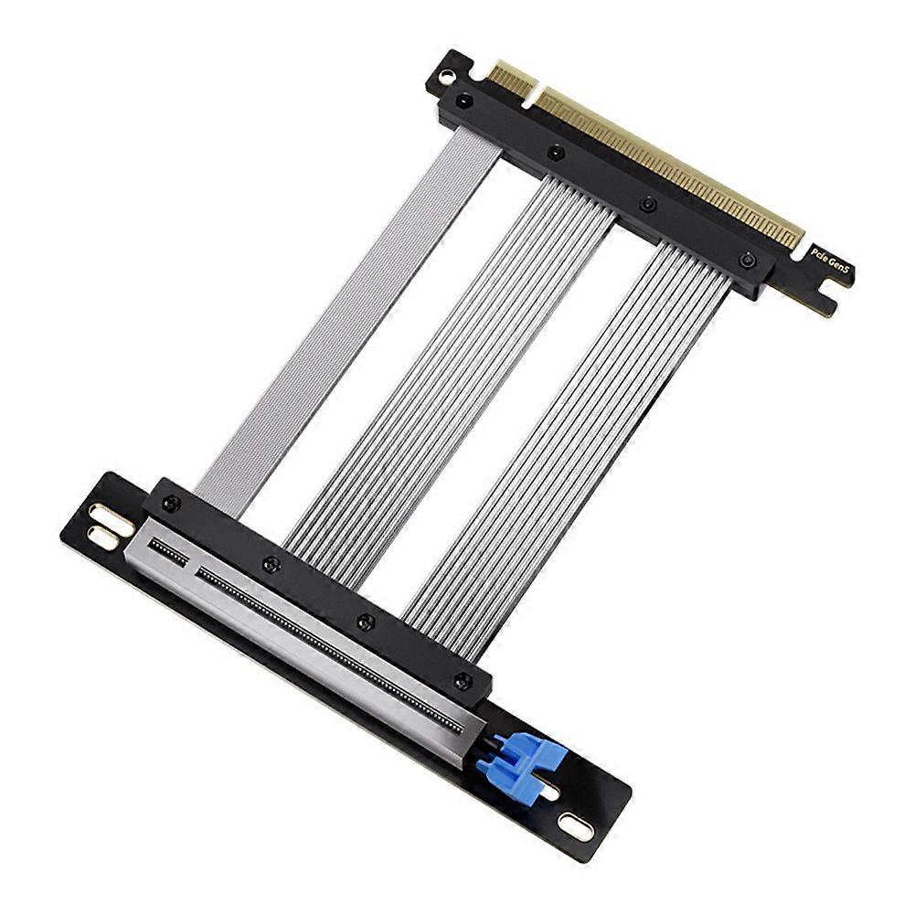 Pcie X16 5.0 Riser-kabel Für Grafikkarten, Pci-e X16 5.0 Verlängerungskabel, Geschirmtes Riser-kabel Für Atx/itx-grafikkarten, 90°-winkel, Typ B