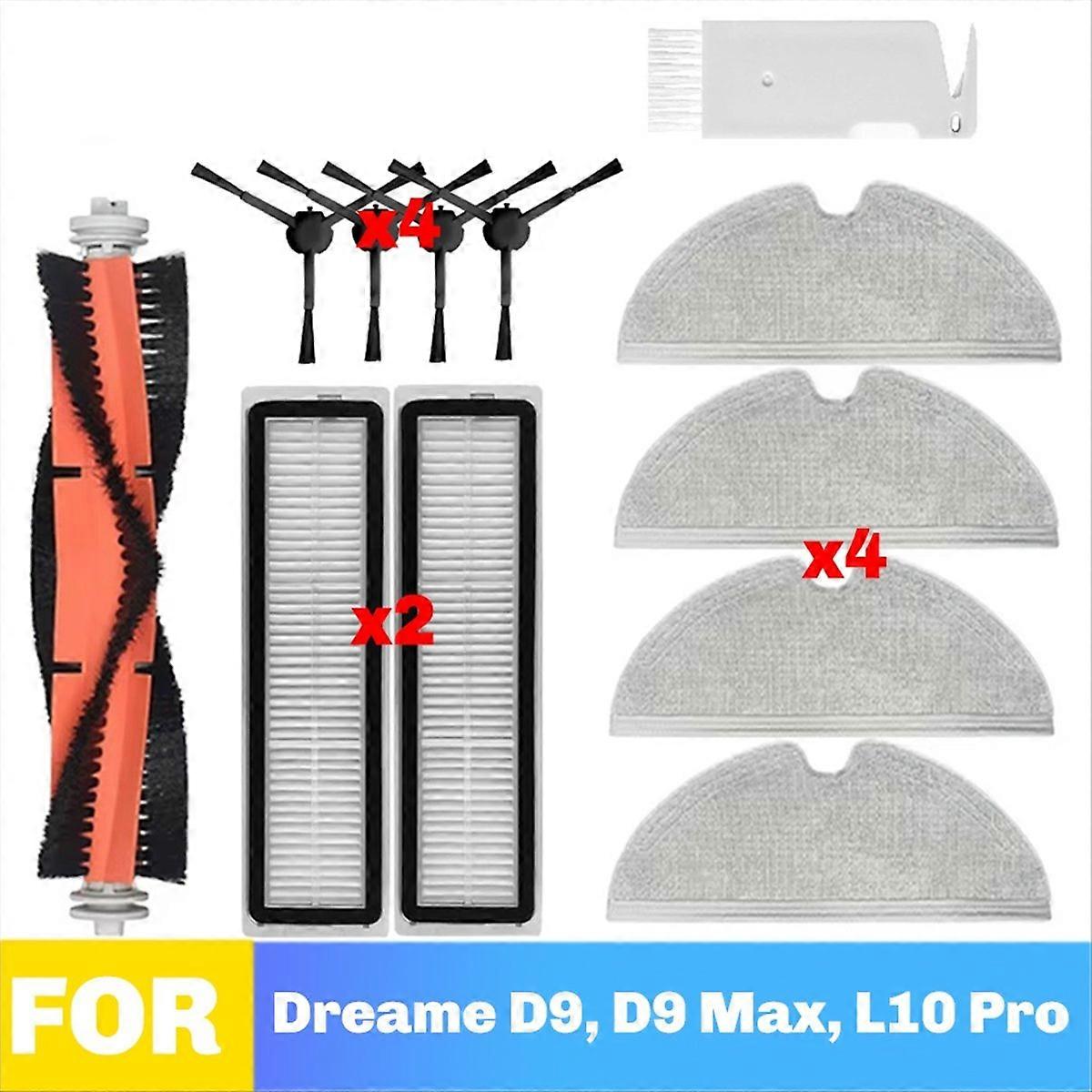 Ersatzteile Und Verbrauchsmaterialien Für Die Saugroboter D9, D9 Max Und L10 Pro: Hauptbürste, Hepa-filter Und Reinigungstuch.