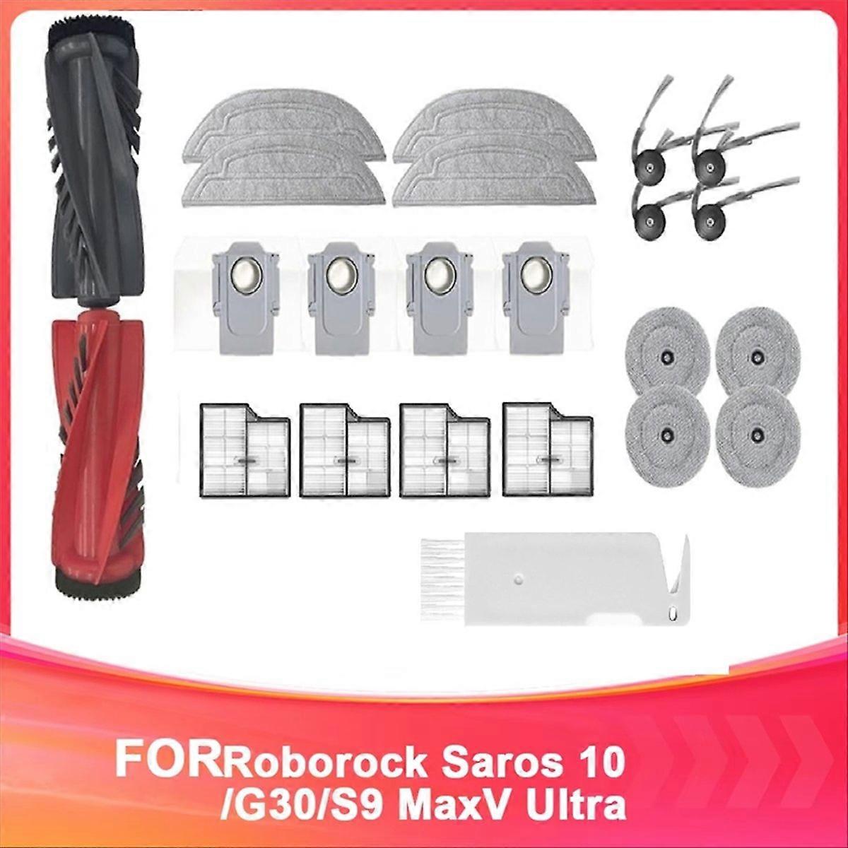 Ersatzteile Für Den Staubsauger Saros 10/g30: Hauptseitenbürste, Hepa-filter, Reinigungstücher, Staubbeutel