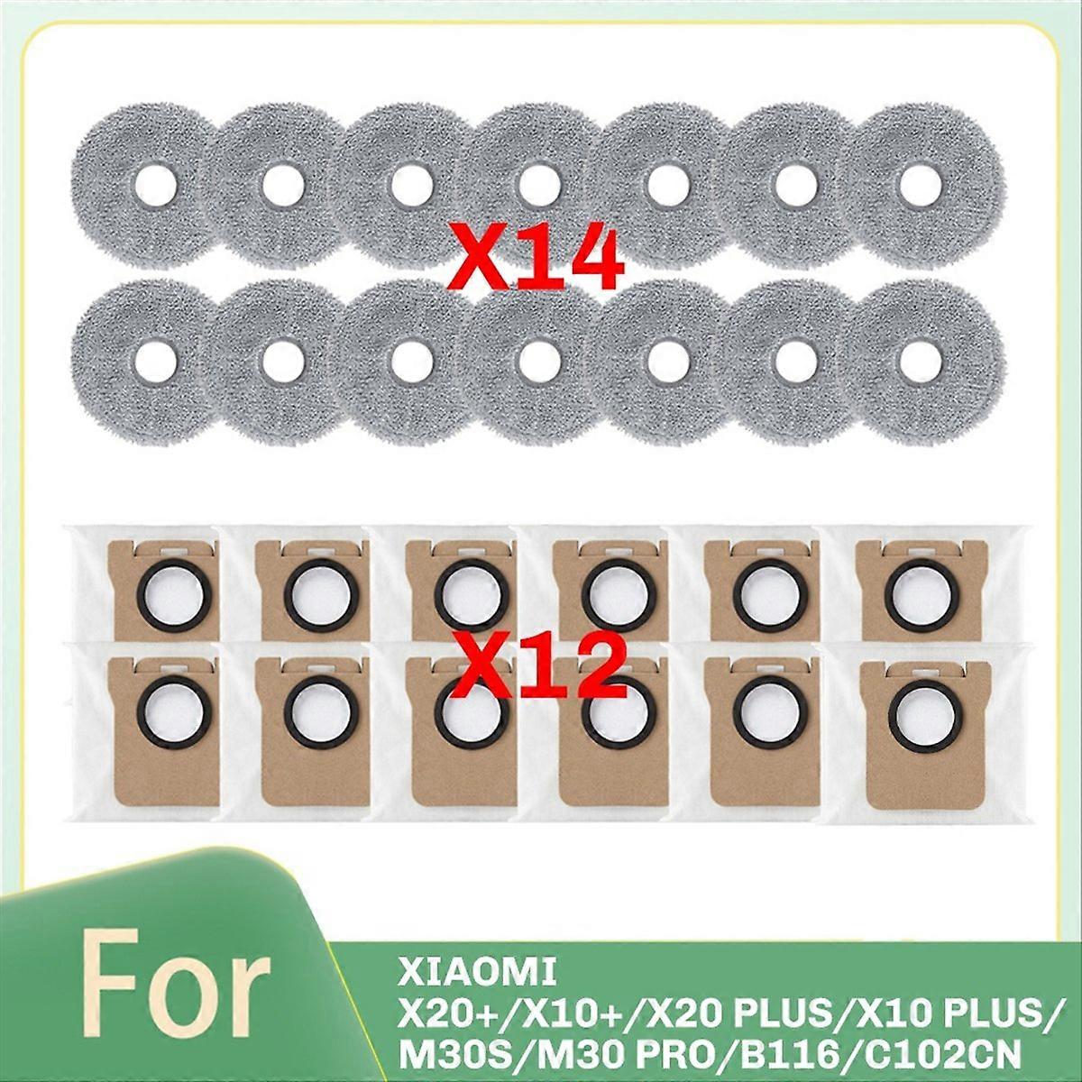 Ersatzteile Für X20+/x10+/x20 Plus/x10 Plus/m30s/m30 Pro/c102cn: Staubbeutel, Reinigungstücher Und Zubehör