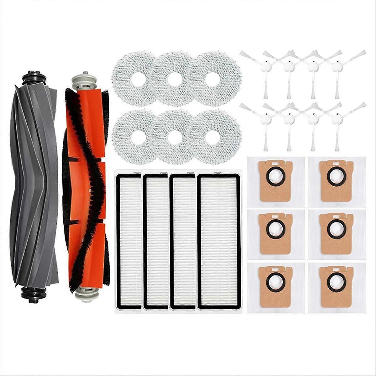 Für X10+ X10 Plus Hauptseitenbürste Hepa-filter Staubbeutel Wischtuch