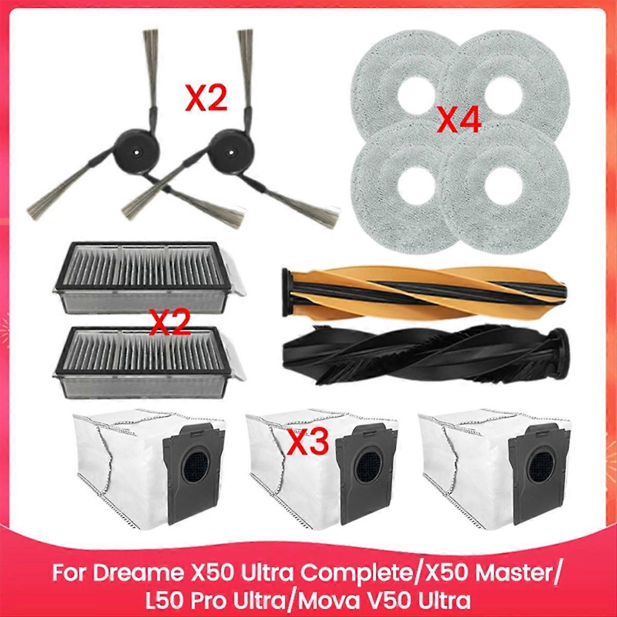 Ersatzteile Für X50 Ultra Complete/x50 Master/l50 Pro Ultra/v50 Ultra: Bürste, Hepa-filter, Reinigungstücher, Staubbeutel