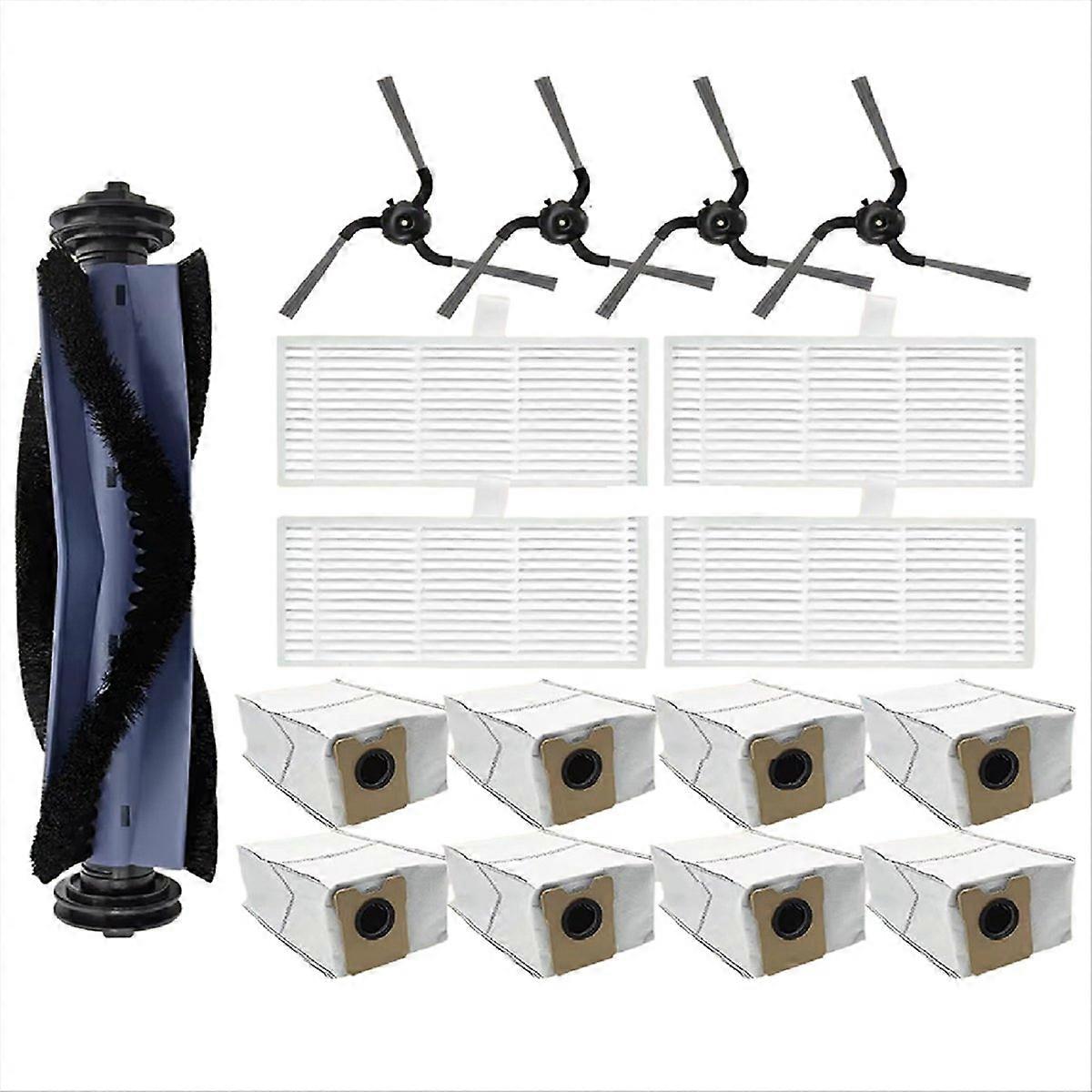 Ersatzteile Für Den Saugroboter C10: Hauptwalze, Seitenbürste, Hepa-filter, Staubbeutel, Zubehör.