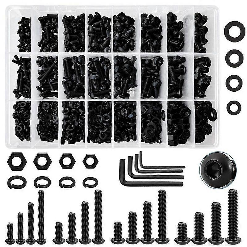 Sortiment Von 1120 Metrischen Schrauben M3/m5/m6