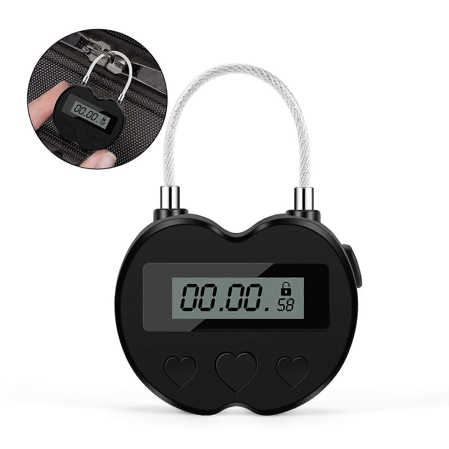 Multifunktionaler Elektronischer Reisezeittimer Mit Lcd-bildschirm Und Intelligentem Schloss